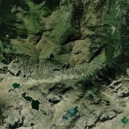 Vue aérienne des environs de Refugi Restanca