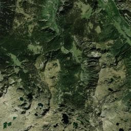 Vue aérienne des environs de Cabana Vertedero