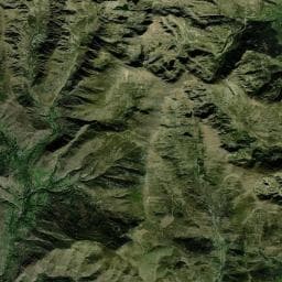 Vue aérienne des environs de Refuge de l'Estany de la Gola