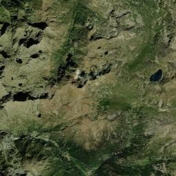 Vue aérienne des environs de Cabana de Pleta Serrera