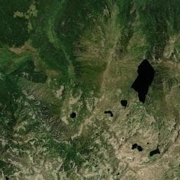 Vue aérienne des environs de Cabane de Cizarols