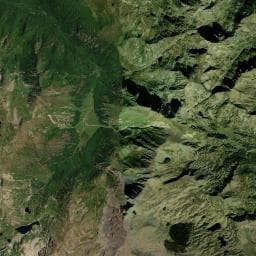 Vue aérienne des environs de Cabane d'En Dela