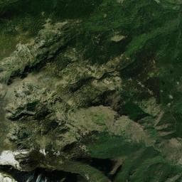 Vue aérienne des environs de Cabane de l'Estany del Clot