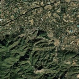 Vue aérienne des environs de Mas Saragosse