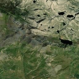 Vue aérienne des environs de Refugio de Cap de Llauset