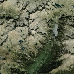 Vue aérienne des environs de Refugi nou de Besiberri