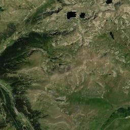 Vue aérienne des environs de Cabana de la Portella