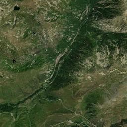 Vue aérienne des environs de La Porte des Cimes