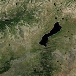 Vue aérienne des environs de Cabane de Coma Joan