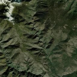 Vue aérienne des environs de Refuge des Hautes Commelles