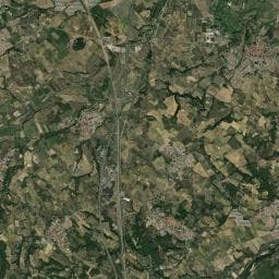 Vue aérienne des environs de DOMAINE COCCINELLE