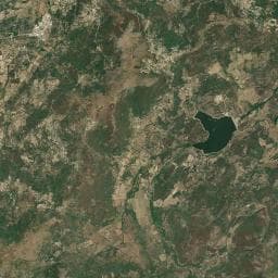 Vue aérienne des environs de Cantarettu