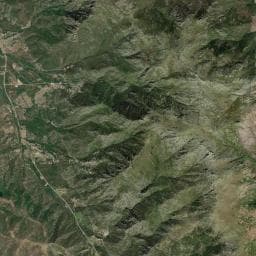 Vue aérienne des environs de Refuge de Prunicu