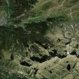 Vue aérienne des environs de Refuge de l'Illa