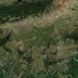 Vue aérienne des environs de Cabane Serrat del Freser