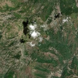 Vue aérienne des environs de Fontaine de Roda
