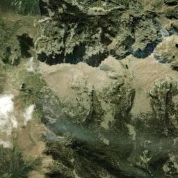 Vue aérienne des environs de Cabane de Setut