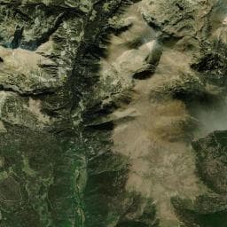 Vue aérienne des environs de Cabane de Tarter