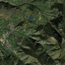 Vue aérienne des environs de Orri Barraca dels Guardes