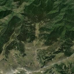 Vue aérienne des environs de Orri de Prat Barrat