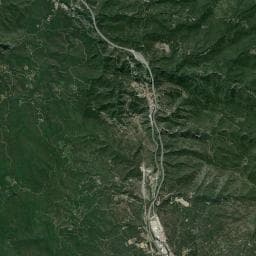 Vue aérienne des environs de La Ferme Aventure