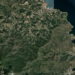 Vue aérienne des environs de Camping Municipal - La Pinède