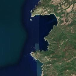 Vue aérienne des environs de Captage de Ciuttone