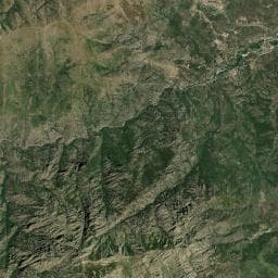 Vue aérienne des environs de Source de Paola