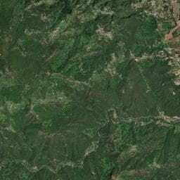 Vue aérienne des environs de Camping à Porri