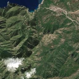 Vue aérienne des environs de U pagliaghju