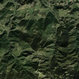 Vue aérienne des environs de Refuge Prat d’Aguiló "Cèsar August Torras"