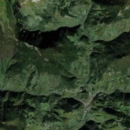 Vue aérienne des environs de Terreny d'acampada Fonjumina