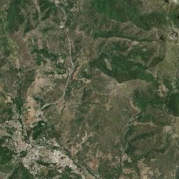 Vue aérienne des environs de Camping Alivetu
