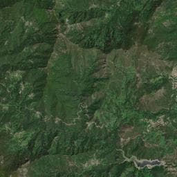 Vue aérienne des environs de Gite étape d'Alesani