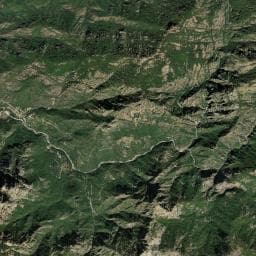 Vue aérienne des environs de Résurgence de Milaghioli