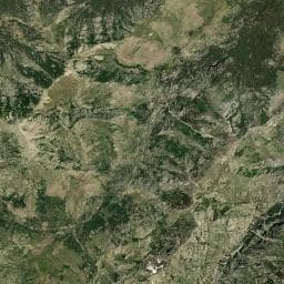 Vue aérienne des environs de Funtana à a Radica