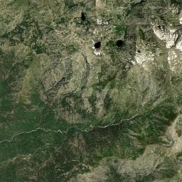 Vue aérienne des environs de Source du col de Rinoso