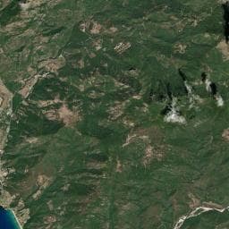 Vue aérienne des environs de Sagone Resort