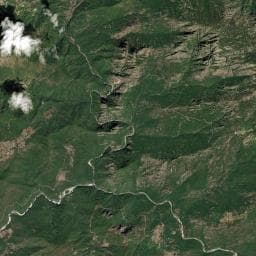 Vue aérienne des environs de Camping Pont de Truggia