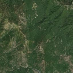 Vue aérienne des environs de Ancienne cabane O.N.F. de Vezzani