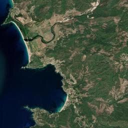 Vue aérienne des environs de Marina