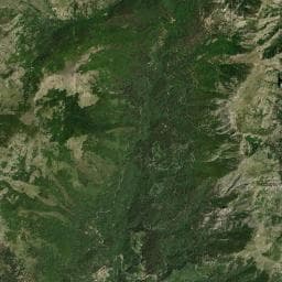 Vue aérienne des environs de Bivouac des Pozzi