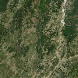 Vue aérienne des environs de Refuge d'Asinau