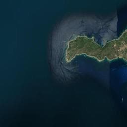 Vue aérienne des environs de Source de Capudi Muru