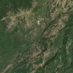 Vue aérienne des environs de U Fracintu