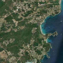 Vue aérienne des environs de Aire de camping-car à Conca