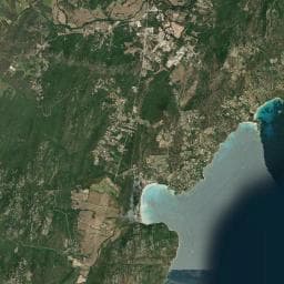 Vue aérienne des environs de Petralegna