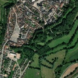 Vue de Aire de camping-car à Montreuil-sur-Mer