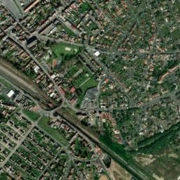 Vue de Aire de camping-cars de Grenay