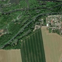 Vue de Camping du Château et de l'Oseraie
